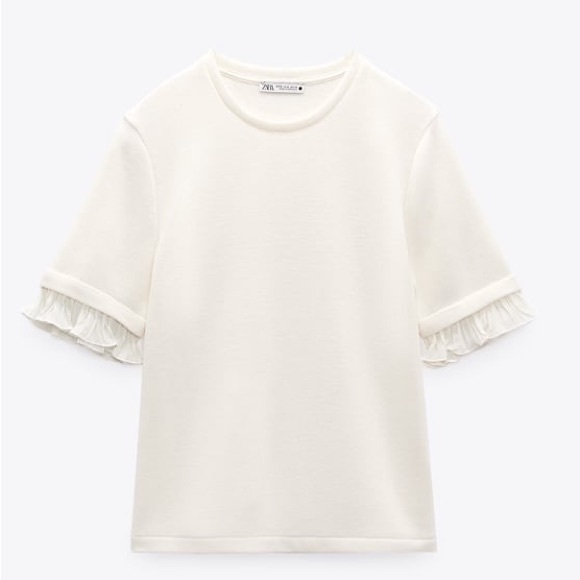 Zara Tops - NWT ZARA MIXED SOFT TOP
